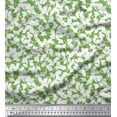 thumbnail image 1 of Soimoi White Poly Georgette Fabric Fish,Bird & Yacht Bird Print Sewing Fabric BTY 52 Inch Wide, 1 of 3