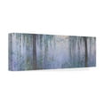 thumbnail image 3 of Trademark Fine Art Monet The Water Lillies Clear Morning With Willows Canvas Wall Art - 8x24, 3 of 5