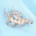 thumbnail image 3 of Broche Strass, Mode Femmes Strass Butteryfly Broche Collier Broche Esthétique Élégante, 3 of 12