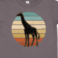 thumbnail image 4 of Inktastic Giraffe African Animal Retro Sunset Boys or Girls Toddler T-Shirt, 4 of 5