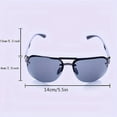 thumbnail image 1 of Polarized Driving Women Men Semi Rimless Cycling Sun Shades For Night Vision Driving fashion glasses, 1 of 5