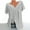 Gray, variant on Womens Tops under $5,Women Plus Size Short Sleeves V-Neck Print Blouse Pullover Short Sleeve Blouses Black XXXXL