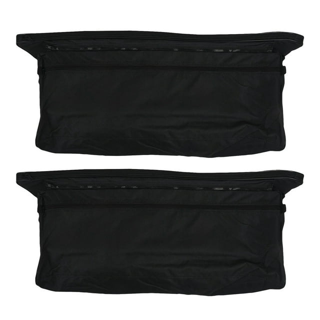2X Sac de Rangement pour Bateau Gonflable avec Coussin Rembourré, 2 x Sac de Siège de Canot, Noir