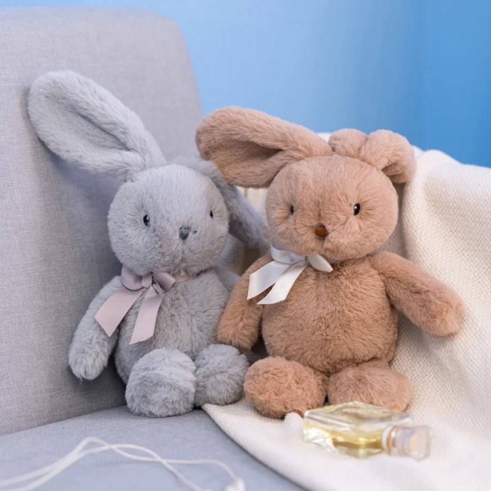 Mini Plush Lot Kawaii Pillows Rabbit Plushie Toys Bow Tie Hug Doll Creative Girls' Gifts Doll Kawaii Rabbit Plush Cartoon Animal