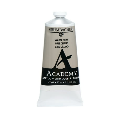 UPC: 0014173376398 | Grumbacher Academy Acrylic  90ml Tube  Warm Gray