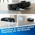 thumbnail image 6 of ECOVACS DEEBOT N20 PRO Robot Vacuum Cleaner and Mop,8000Pa Strong Suction, ZeroTangle Brush, Vibrating Mopping System, 300 Minutes Runtime, 6 of 7