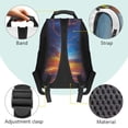 thumbnail image 4 of Bulopur Fire Tractor Boys 17" Backpack Set, 4 Piece School Bag with Lunch Box, Water Bottle Sleeve and Pencil Case, Cool Lightning Farm Tractor Bookbag for Kids, 4 of 8