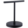 thumbnail image 1 of 304 Stainless Steel Hand Towel Holder Tree Rack Modern Free Standing Countertop Towel Ring, Matte Black, 1 of 8