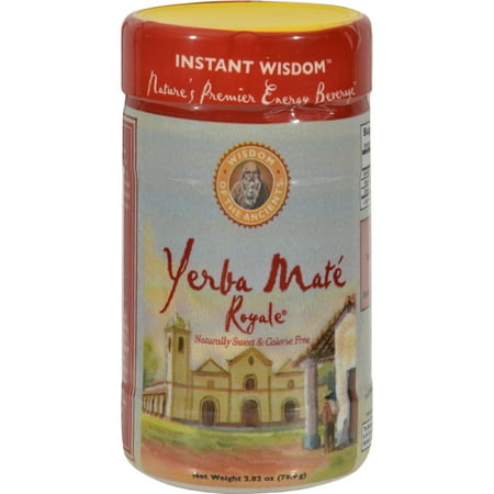 Organic Lemon Yerba Mate - Wisdom Natural Wisdom Ancients Yerba Mate Royale, 2.82 oz