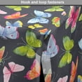 thumbnail image 4 of Butterfly Dog Crate Cover, Continuous Watercolor Look Spring Fly Flowers Fauna, Easy to Use Pet Kennel Cover Small Dogs Puppies Kittens, 7 Sizes, Multicolor, by Ambesonne, 4 of 6