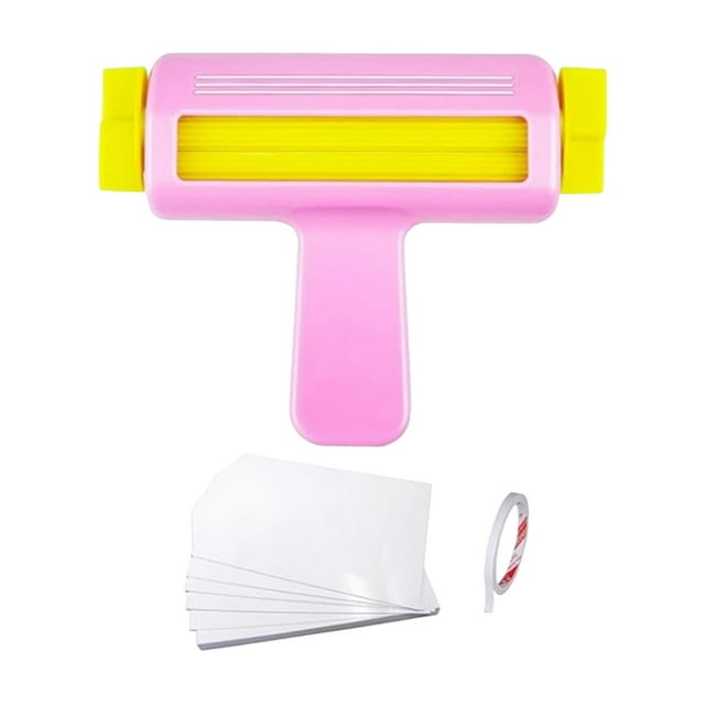Máquina para prensar papel, herramienta para filigrana, rodillo texturizador de paleta ondulada para envolver regalos, artes y manualidades.