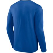 Mens Majestic Royal Kansas City Royals High Praise Long Sleeve T-Shirt