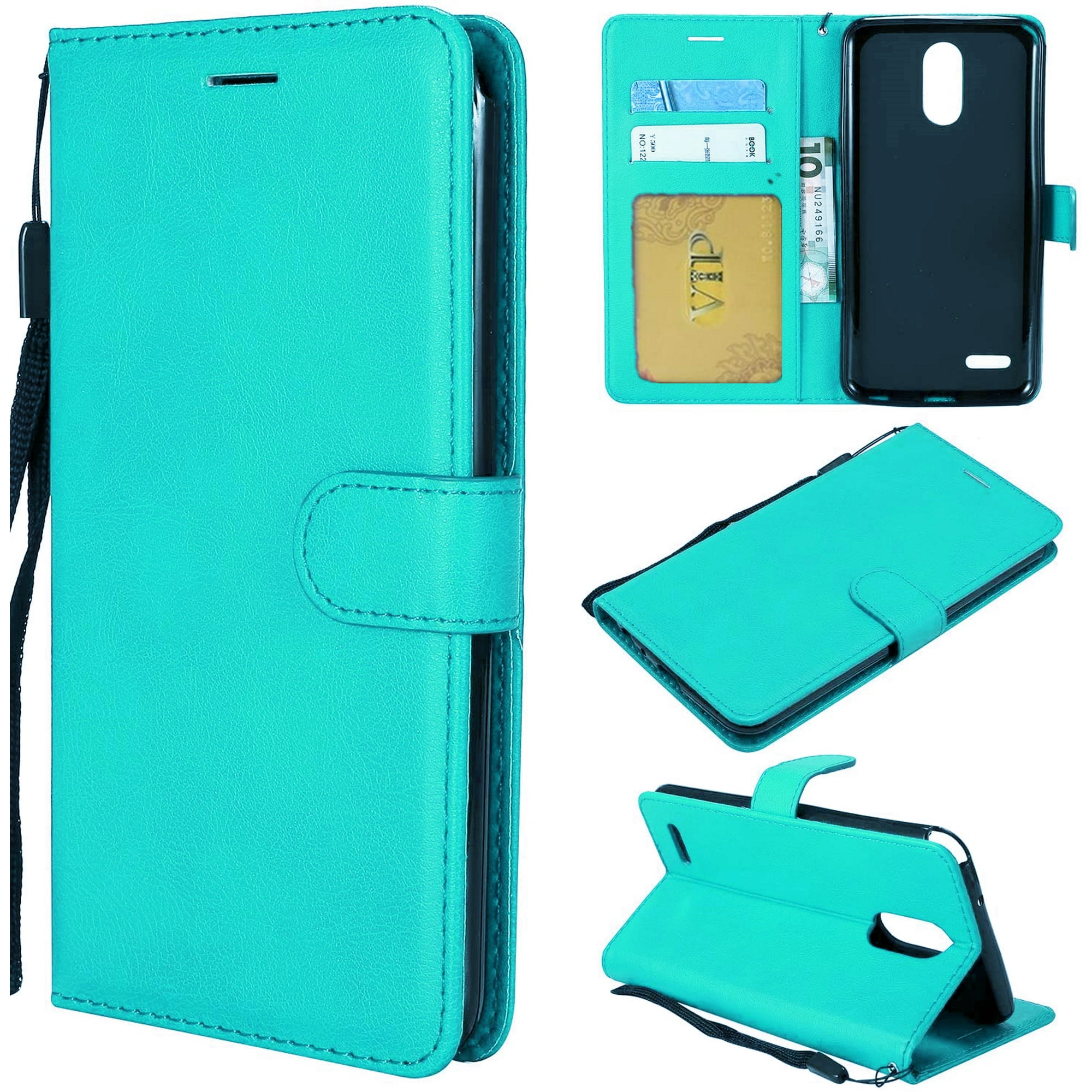 [PST] LG STYLO 3 / STYLO 3 Plus Case, Leather Magnetic Card 