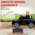 thumbnail image 5 of Qaba 12V Chevrolet Silverado EV RST Licensed Kids Electric Car with Parent Remote Control, Spring Suspension, Soft Start, Auxiliary Wheels, Black, 5 of 9