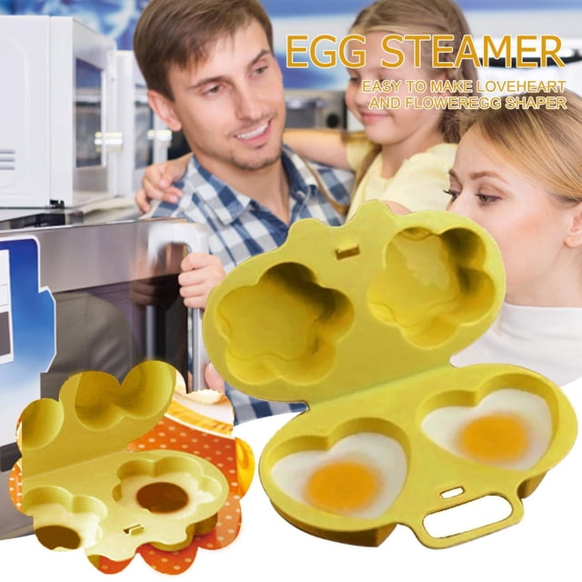 Moulds Poacher Microwave Cooker Heart Flower Mould Kitchen Gadget for Baking and Creativity