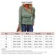 thumbnail image 5 of Camisas de manga larga para mujer, color puro, casual, con botones, estilo túnica, elegante para uso diario, 5 of 5