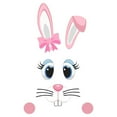 thumbnail image 1 of VONKY Easter Bunny Refrigerator Sticker Rabbit Lodestone Decoration Fridge Door Stickers Window Decals Without Glue for Home, 1 of 9