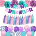 thumbnail image 1 of Set de decoración de cumpleaños JCitimix con globos y banner, 1 of 7