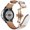 rose button white, variant on LEIXIUER Leather Strap Compatible with Google pixel watch 2/ Google pixel watch band straps correa wristband smartwatch Accessories watchband Bracelet for Pixel Watch 2 1