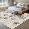 thumbnail image 4 of Large Area Rugs for Living Room Bedroom, Farmhouse Dandelion 8'x10' Rug Washable Carpet Runner Indoor Outdoor, Spring Modern Minimalist Country Flower Non Slip Floor Mats Rug for Kitchen, Patio, 4 of 8