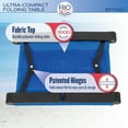 thumbnail image 4 of Rio Beach Ultra Compact Fabric Beach Folding Table, Camping Table, Outdoor Picnic Table, 4 of 10