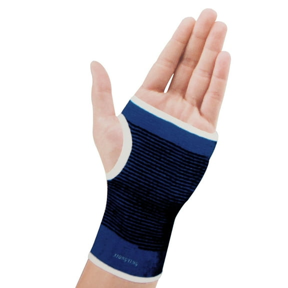 Unique Bargains 2 Pcs Elastic Sports Palm Protector Wrist Brace Support Size S