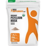 BulkSupplements Organic Psyllium Husk Powder - 250 Grams (8.8 oz)