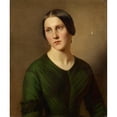 thumbnail image 3 of Adolf Follenweider 12x14 Black Modern Framed Museum Art Print Titled - Portrait of a Woman, 3 of 5