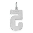 thumbnail image 3 of 14K White Gold Charm Pendant Themed 5 Diamond-Cut 25 mm 11, 3 of 3