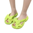 thumbnail image 4 of jiaxiM Leather Flip Flops for Women Thong Sandals Comfortable Slippers for Women Indoor Non- Thick Sole Orthofeet Shoes for Women for Summer Beach, 4 of 9