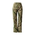 thumbnail image 6 of lulshou Womens Cargo Pants Mid Waist with Pocket Overalls Casual Pants Spring Summer Wide Leg Cargo Pants Business Work Pants, 6 of 9