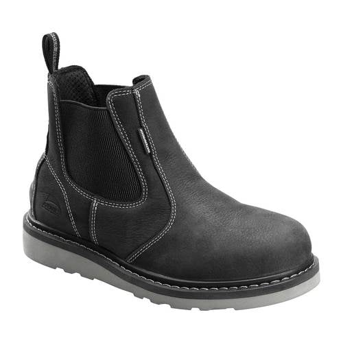 waterproof work boots pull on