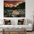thumbnail image 4 of Design Art - Rocky Mountain River at Sunset, 4 of 5