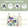 thumbnail image 4 of MoKo Walker Bag with Cup Holder, Walker Basket Organizers for Rolling Folding Walker Accessories, Beige & Butterfly, 4 of 7