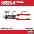 thumbnail image 2 of Pinzas De Electricista 9 PuLG Crimpeadora Milwaukee 48226500 Milwaukee 48226500, 2 of 7