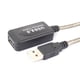 thumbnail image 3 of Repetidor activo USB de largo alcance de 15M, USB 2.0 Tipo A Extensor de extensión macho a hembra Cable Cable Cable negro Unbranded XDOT45908-15, 3 of 7