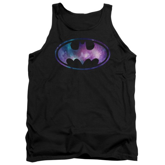 Batman Galaxy Signal Adult Tank Top Black