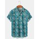 thumbnail image 4 of Camisa hawaiana de verano 2024 para hombre, nueva camiseta con estampado de cohetes, blusa de manga corta, diseño original informal, ropa para hombre, 4 of 4