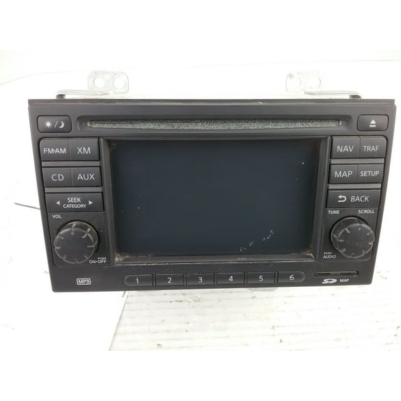 Pre-Owned 13 14 15 Nissan Rogue AM FM 6CD Navigation Radio Receiver OEM - Verify Specific Vehicle Fitment In Description - (Good)