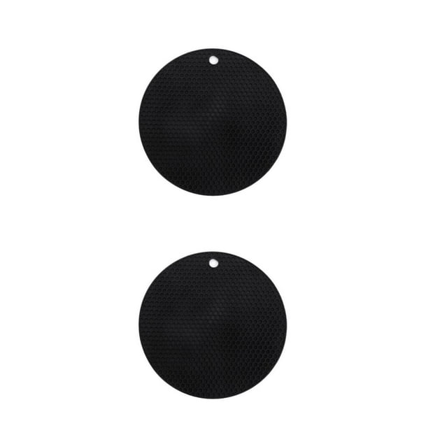 Posavasos para tazas Injueey manteles individuales aislantes Negro 2Conjunto