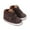 Coffee, variant on HUANBAI Winter Baby Shoes For 0 1 Years Old Soft Soled Boots For Boys And Girls 1-8 Months