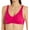 Fantastic Fuchsia, variant on Women's Hanes DHHU42 Ultra-Light Comfort V-Neck Wireless Bra (Black XS)