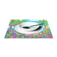 thumbnail image 3 of Ryvnso Placemats Set of 4 Cartoon Summer Beach Dining Mats Heat-Resistant Non-Slip Washable Table Mat, 3 of 8