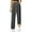 Grey, variant on Women's Fleece Lined Stretch Denim Jeans, High Waist Elastic Drawstring Wide Leg Pants, Comfortable Straight Leg Trousers, Warm Winter Casual Wear, 2025 Fashion Black XL