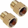 thumbnail image 1 of 2PCS M22 Pressure Washer Adapter Internal Thread Hose Fitting Aptator Brass Hose Adapter, 1 of 5