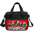 thumbnail image 3 of (Red Roblox Game Kid Backpack+Insulated Lunch Bag+Pencil Case) 3Pcs Roblox Backpack Lunch Bag Pencil, 3 of 5