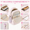 thumbnail image 3 of Soda Candy Girls Backpack Set 3pcs Coquette Bow School Bookbag for Kids Cute Kawaii Printed Book Bag with Lunch Bag Pencil Pouch, 3 of 7