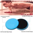 thumbnail image 4 of Sliding Discs - Dual Sided Workout Sliders for Carpet & Hardwood Floor - Home Exercise Equipment Fitness Sliders for Women and Men,Blue, 4 of 5
