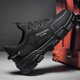 thumbnail image 5 of Zapatillas de deporte para hombre, zapatos informales para hombre, zapatillas deportivas de malla negra transpirables, zapatos de plataforma con cordones a la moda, Tenis Masculino 2024, 5 of 5