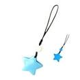 thumbnail image 1 of SGACAI Abalorio para teléfono con forma de estrella que brilla en la oscuridad Cadena para teléfono con forma de estrella Pequeña estrella Móvil Cleve, 1 of 7
